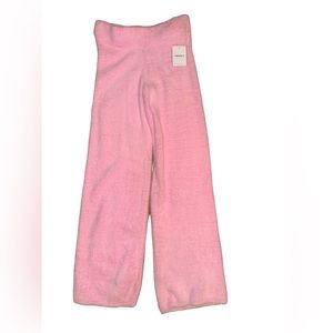 NWT Forever 21 Fuzzy Pink Knit Pants New With Tags Medium